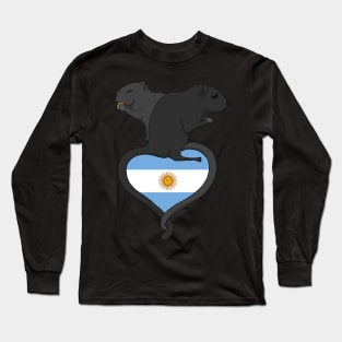 Gerbil Argentina (dark) Long Sleeve T-Shirt